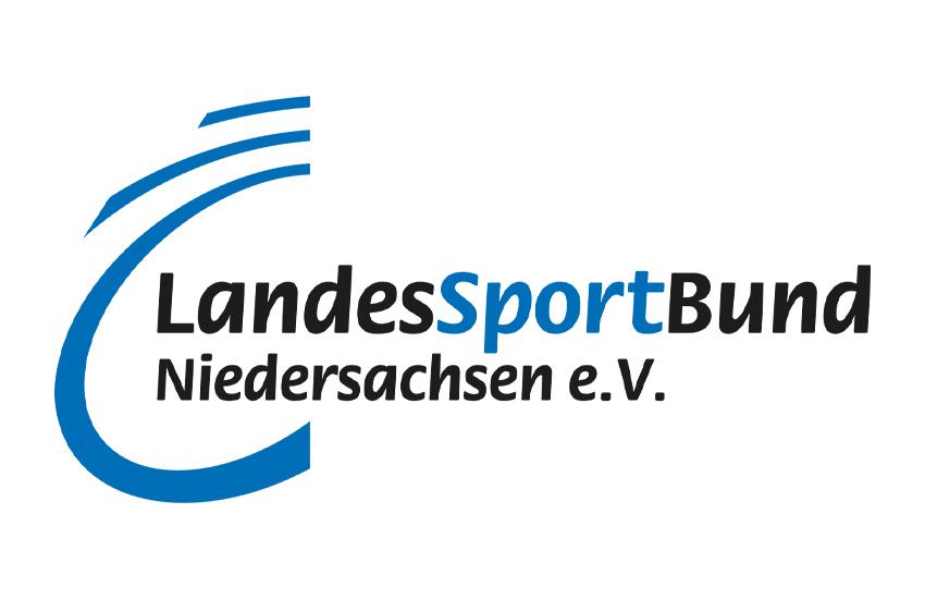 Landessportbund Niedersachsen Logo Landessportbund Niedersachsen Logo auf weißem Hintergrund